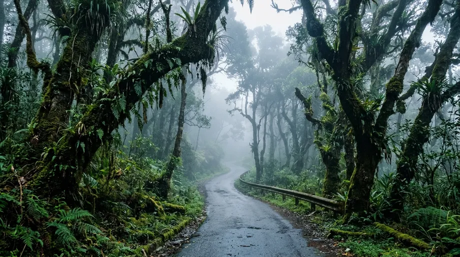 Hutan tanah tinggi berkabus dalam kawasan hutan simpan